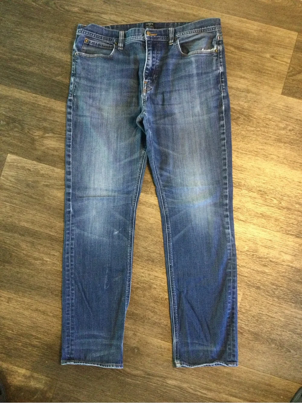 J. Crew Slim Straight Men's Jeans in Medium Blue Wash